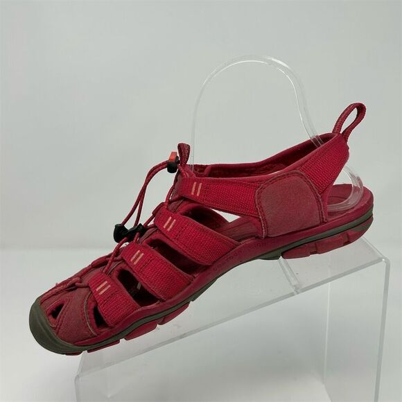 KEEN Women's Clearwater CNX Sandals Bright Pink Size 8 Lightweight Lace Up - Picture 3 of 12